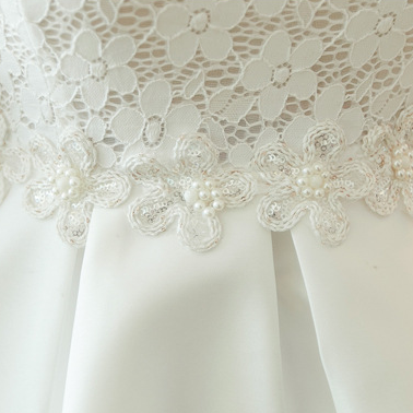 Cherry Strapless Lace Dress