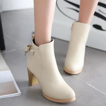 In The Fall And Winter Of 2015 The New Sweet Bowknot Female Boots ...