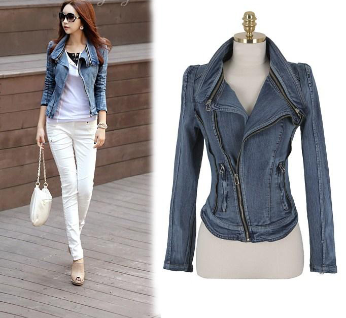 stylish denim jacket for women