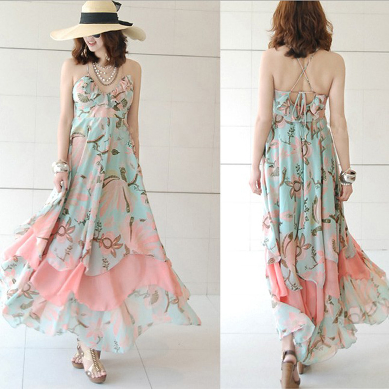 chiffon sundress