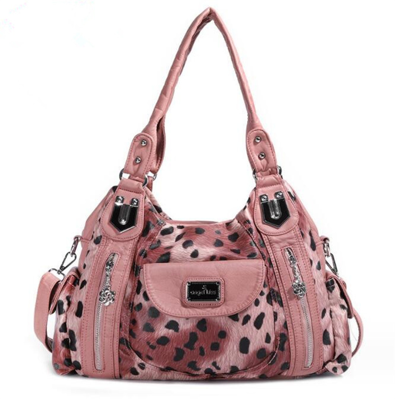 Leopard Print Women's Handbag Trendy One Shoulder Crossbody Bag
