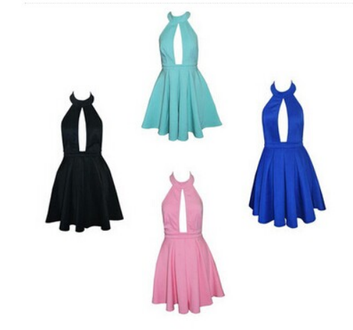 halter neck cut out