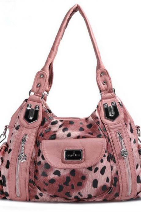 Leopard Print Women&amp;#039;s Handbag Trendy One Shoulder Crossbody Bag