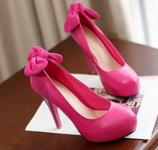 sexy heels with bows