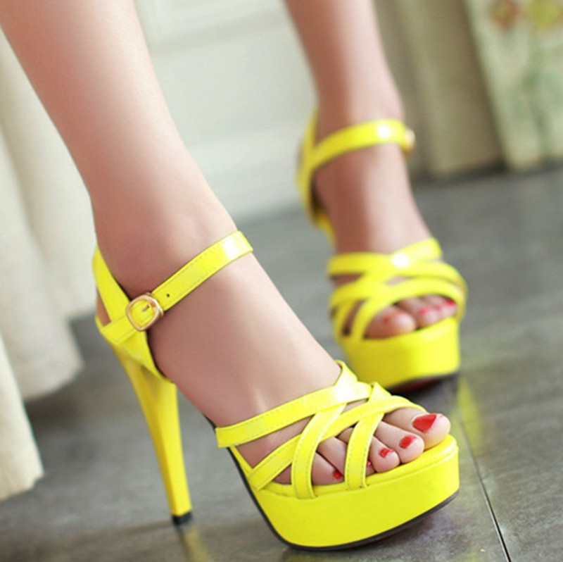 Open Toe Stilletto High Heels Platform Summer Women Ankle Strap Sandals On Luulla 3017