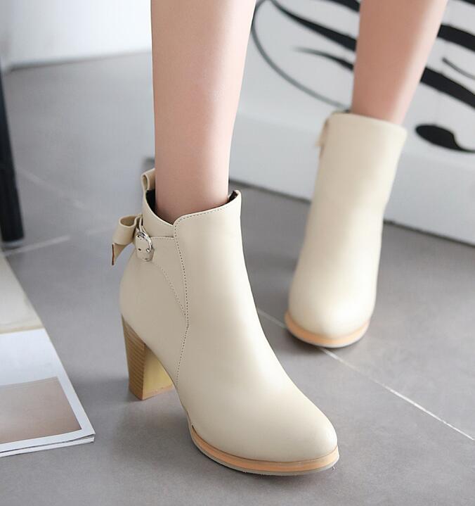 In The Fall And Winter Of 2015 The New Sweet Bowknot Female Boots ...